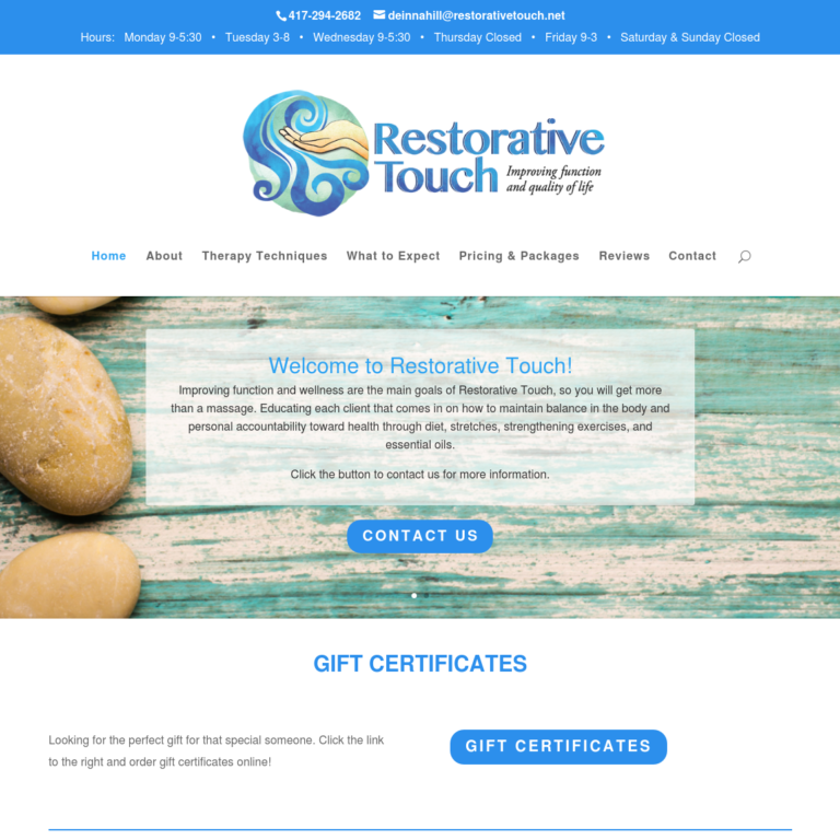 Restorative Touch Site Image